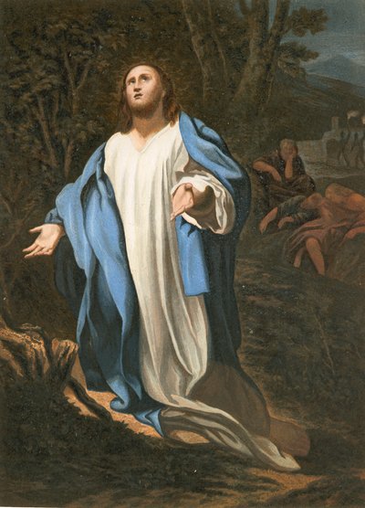 Christs agony in the garden by Antonio da Correggio